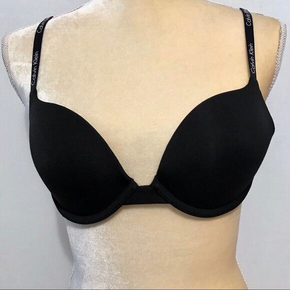 Calvin Klein NWOT Black Demi Bra Women 36C *Pls See Description* - Picture 2 of 12